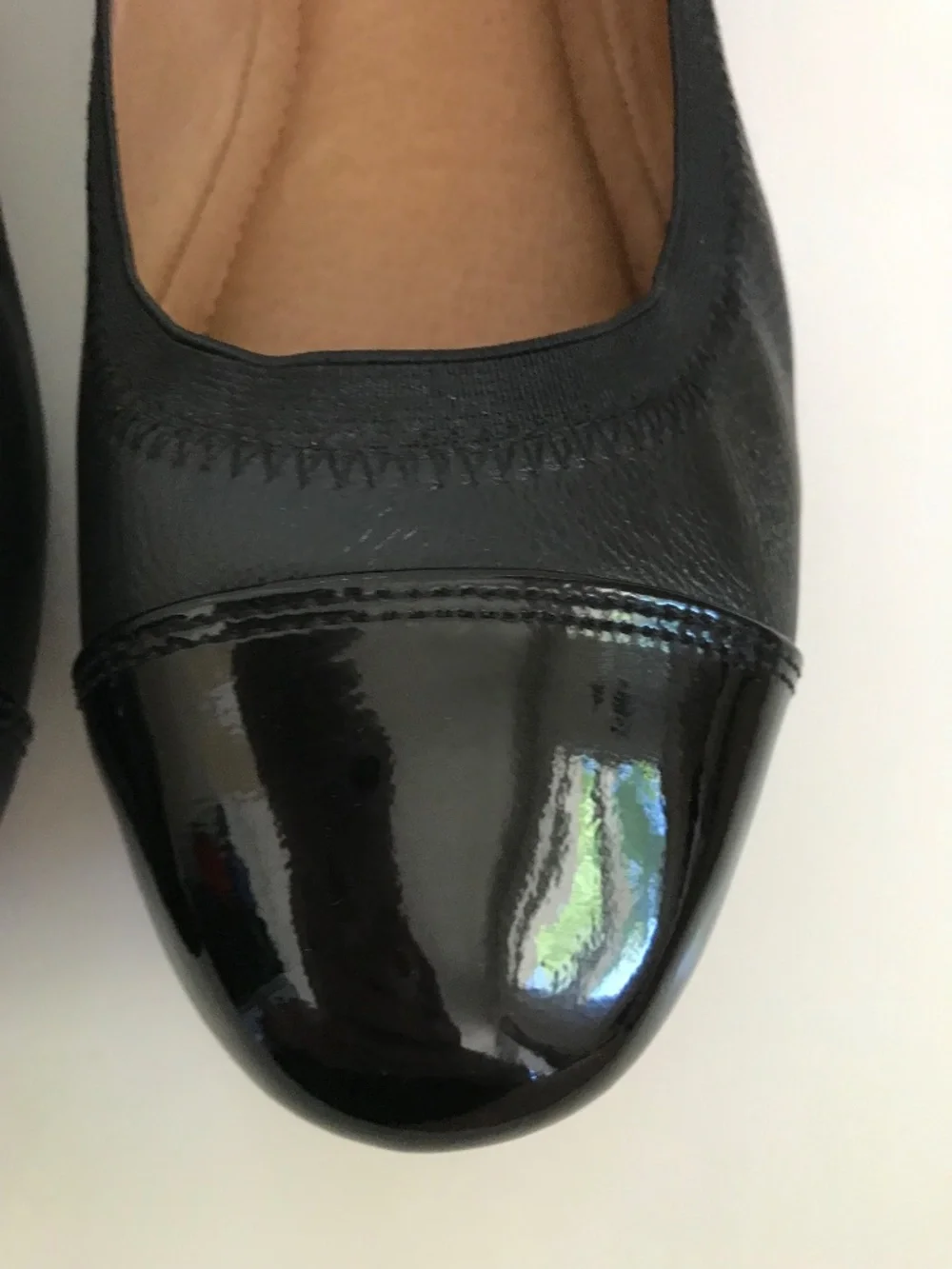 JOSEPH SEIBEL Ballet Flat Black Leather Pippa Women’s Size 9